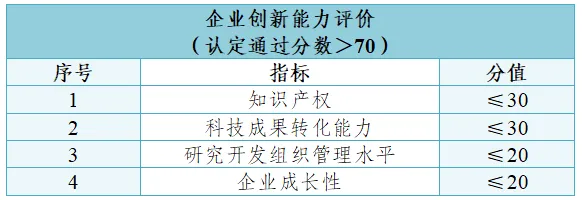 企業(yè)創(chuàng)新能力分值