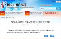 全國專利代理人資格考試合格分數線